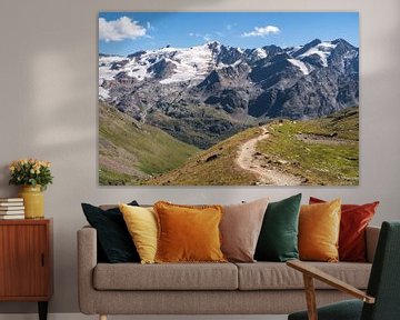 Berglandschap bij Bormio, Italië
