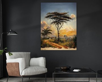 Afrikaanse savanne van PixelPrestige