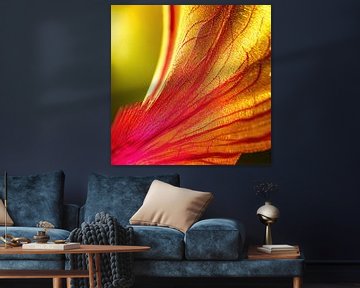 Macro Delonix Regia Bloem van Chromatic Fusion Studio