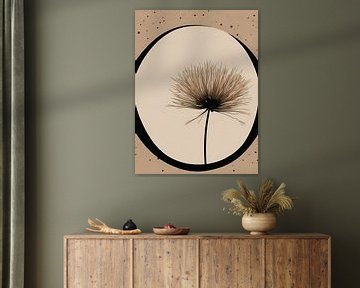 Japandi bloem van On Your Wall