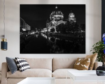 Berlijnse kathedraal in zwart-wit fotografie van Mustafa Kurnaz