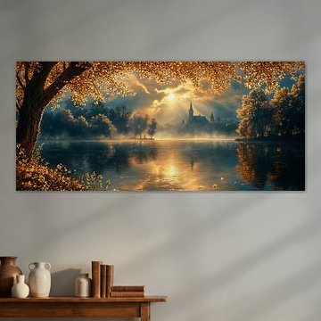 Niederländische Natur von Abstraktes Gemälde