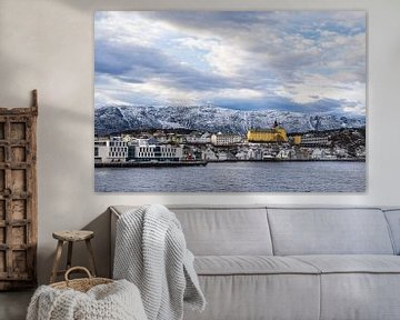 View of the town of Ålesund in Norway by Rico Ködder