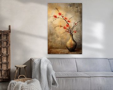 Blossoms in Silence: A Timeless Work of Art by Thea