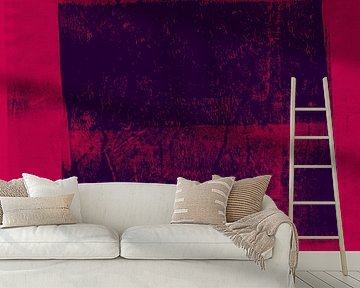 Rot und Schwarz. Rothko inspirierte Kunst.