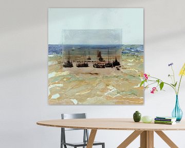 Panorama van Mesdag . ( Collage 4 ) van Ineke de Rijk