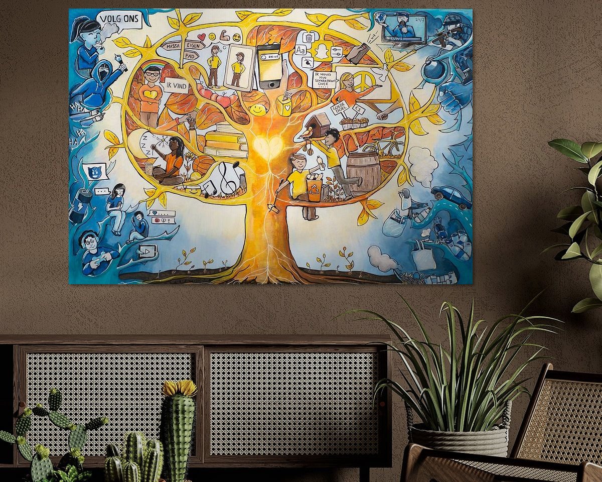 Example of the artwork in a room