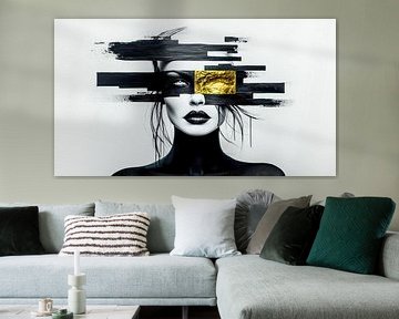 Golden Eye - Het zicht achter de duisternis van Klaus Tesching - Art-AI