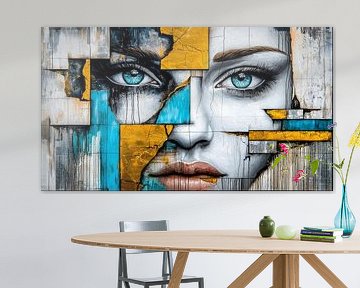 Gebroken identiteit - mozaïek van waarheid van Klaus Tesching - Art-AI