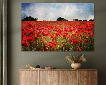Zomer in rood van Dieter König