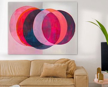 Abstract modern schilderij van Zen en Meer
