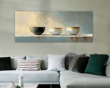 Rustieke Kommen | Golden Calm van Zen en Meer