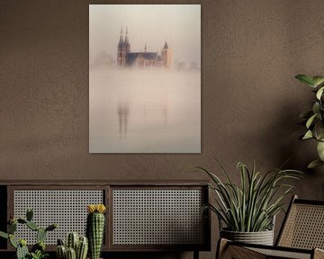 Kerk in de mist van Lex Schulte