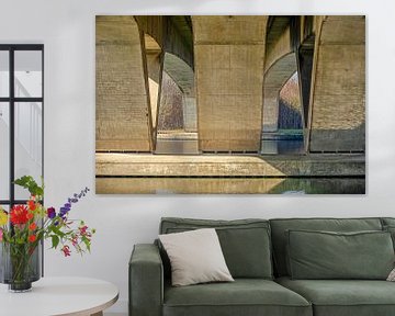 Symétrie dans le béton sur Frans Blok - des photos, de l'art et des autres décorations murales