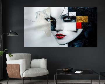 Mosaic of the soul - Broken identity by Klaus Tesching - Art-AI