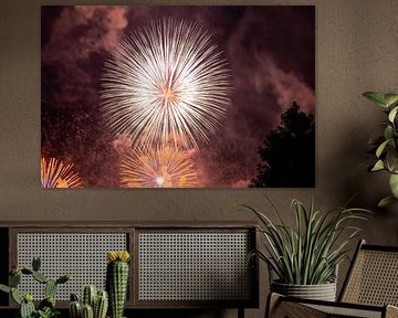 feux d'artifice au japon