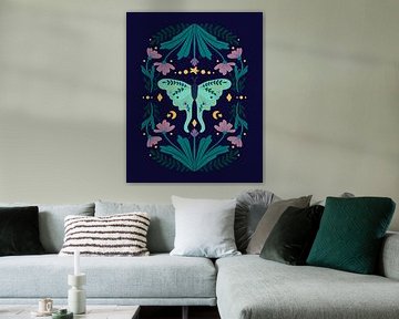 Mystical Series – Luna Moth by Angela Minca