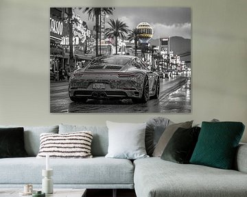 Porsche in Las Vegas _ Monochrome van Bianca Bakkenist