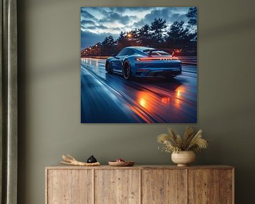 Blue Porsche 911 GT3 by Bianca Bakkenist