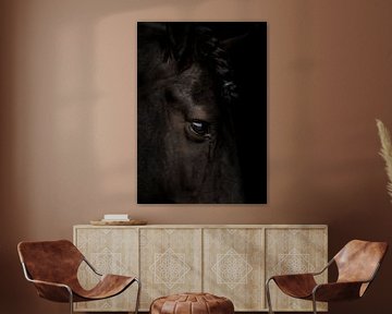 Portret fine art Fries paard
