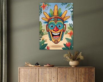 Masque tribal