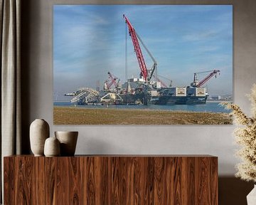 Het grootste schip ter wereld: Pioneering Spirit. van Jaap van den Berg