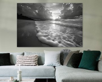 vagues sur la plage