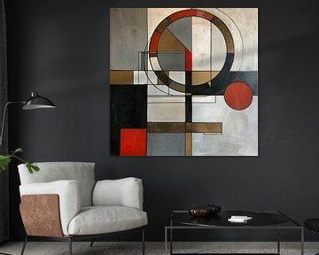 Geometrische Vormen | Mosaic of Modern Times van Modern Collection