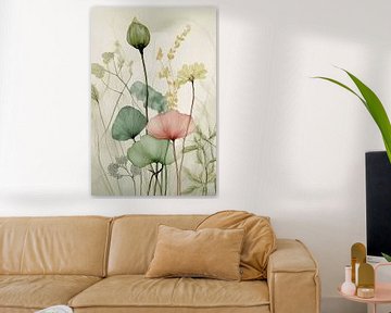 Botanische Illustration: Verträumte und elegante Blumenmalerei von Studio Pieternel