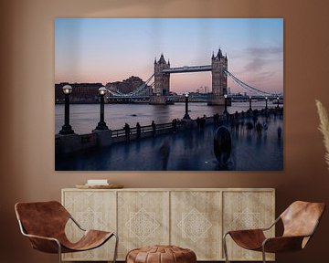 Tower bridge Londen van Luis Emilio Villegas Amador