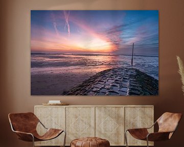 Spring dawn on the mudflats by cux-motive.de