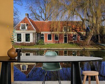 Haus am Leidse Rijn in Utrecht vom Leidseweg aus gesehen