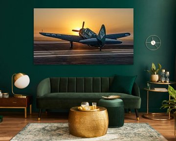 Curtiss SB2C-5 Helldiver. by Jaap van den Berg
