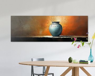 Blue Vase | Azure Solitude by Zen and More