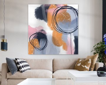 Together, mixed-media abstract modern van De Schildertuin