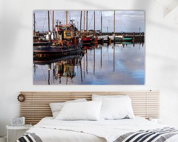 Urk harbour by Hans de Waay
