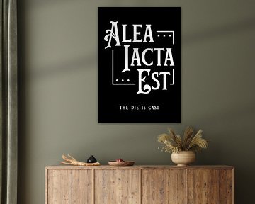 Latijn - Alea Iacta Est van Pixelbull Design