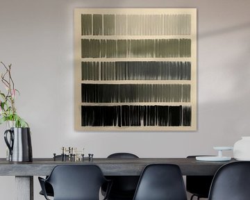 MODERN ART - japandi art green van TW living