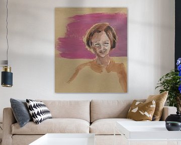 happy girl by Pauline van der Meer
