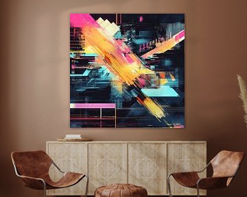Neon Explosie van Digitale Energie van BS