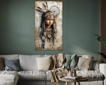 Indisch im Stil von Da Vinci