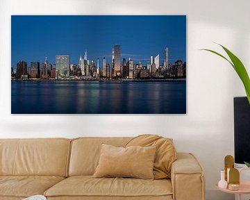 New York skyline from Gantry Plaza State Park at sunrise by Karsten Rahn