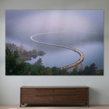 Fietsen tussen de Mijnterrils