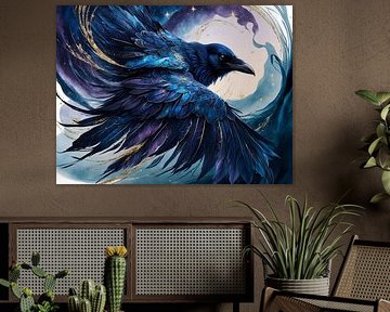 ✨ "Nocturne of the Raven - Kosmische Weisheit in Flügeln" ✨
