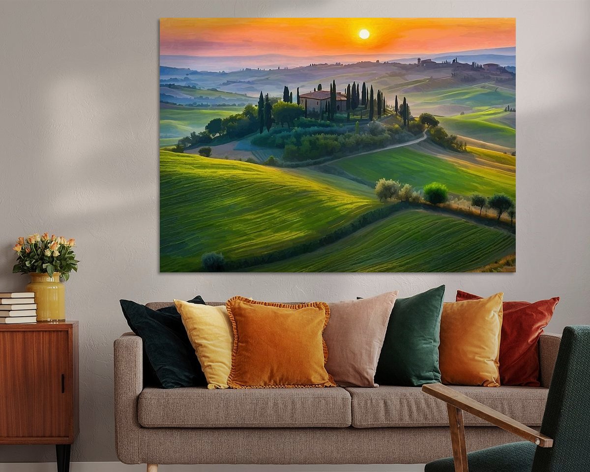 Example of the artwork in a room