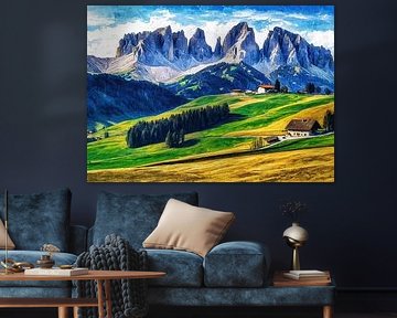 La Sciliar sur l'Alpe di Siusi 2