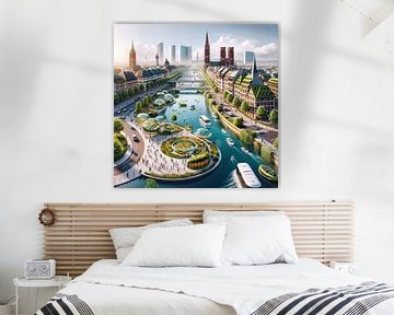 Straßburg - Futuristic Cities von Eric Nagel