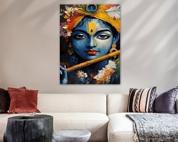 Sri Krishna Painting by Art Kingdom