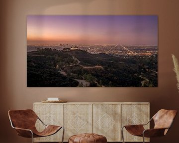 Skyline von Los Angeles von Photo Wall Decoration