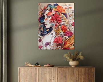 Levendige natuur Muse 3 van Georgia Chagas